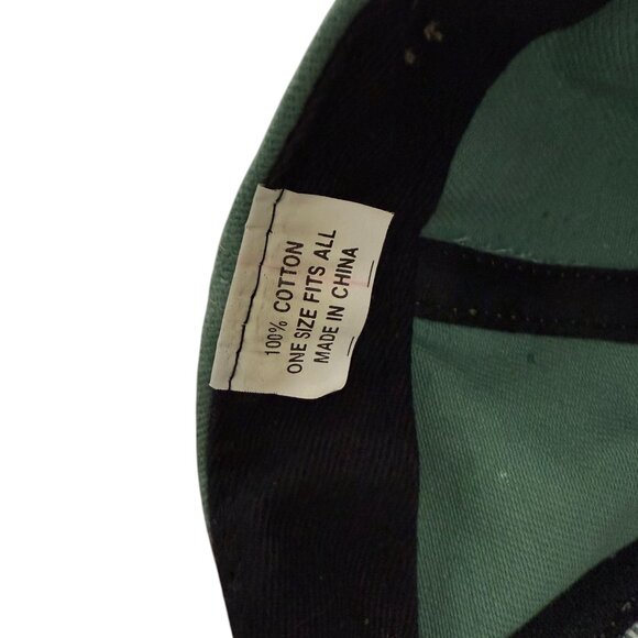 Vintage Santa Anita Randicap snap back baseball cap purple/teal cotton 1990s - Picture 3 of 5